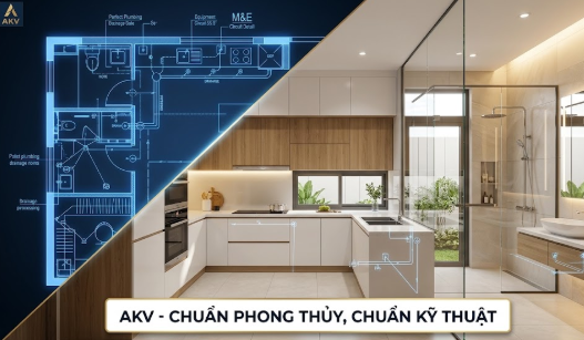 Cách Bố Trí Bếp Và Nhà Vệ Sinh Cho Nhà Ống Hà Nội: Chuẩn Phong Thủy & Tránh Rủi Ro Đục Phá